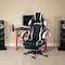 Flash Furniture Red Gaming Desk-Cup Holder/Reclining Chair Set BLN-X40RSG1030-WH-GG - alternate 1